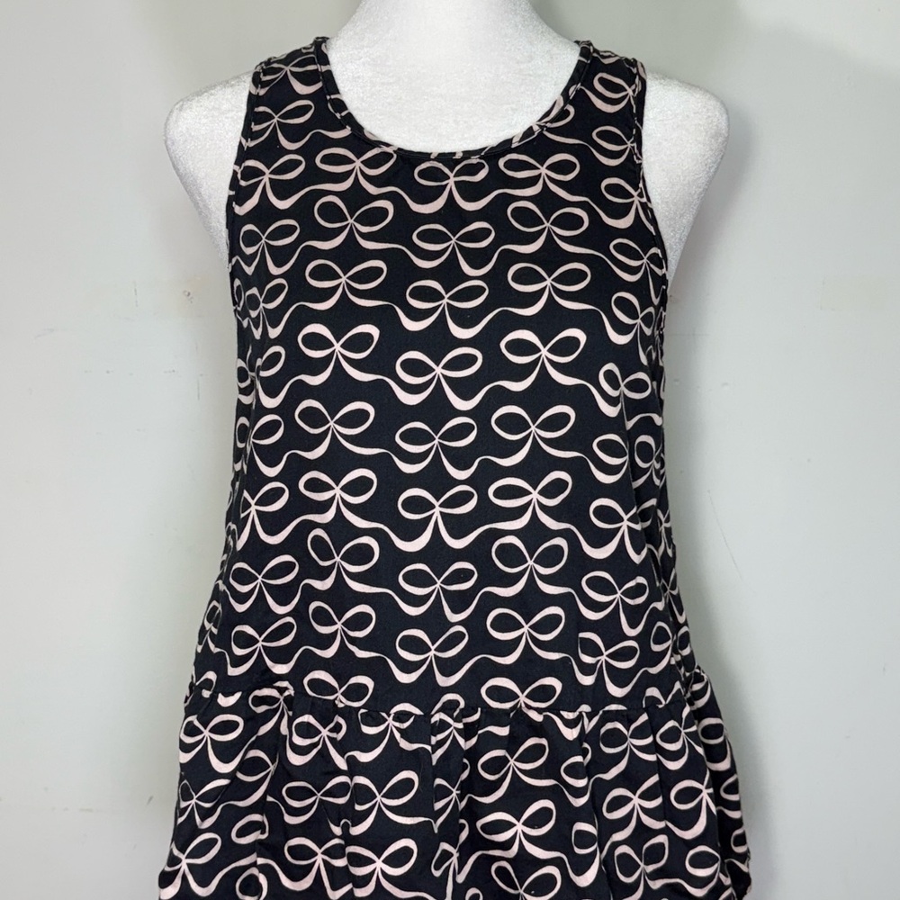 Kate Spade Black and White Bow Print Top